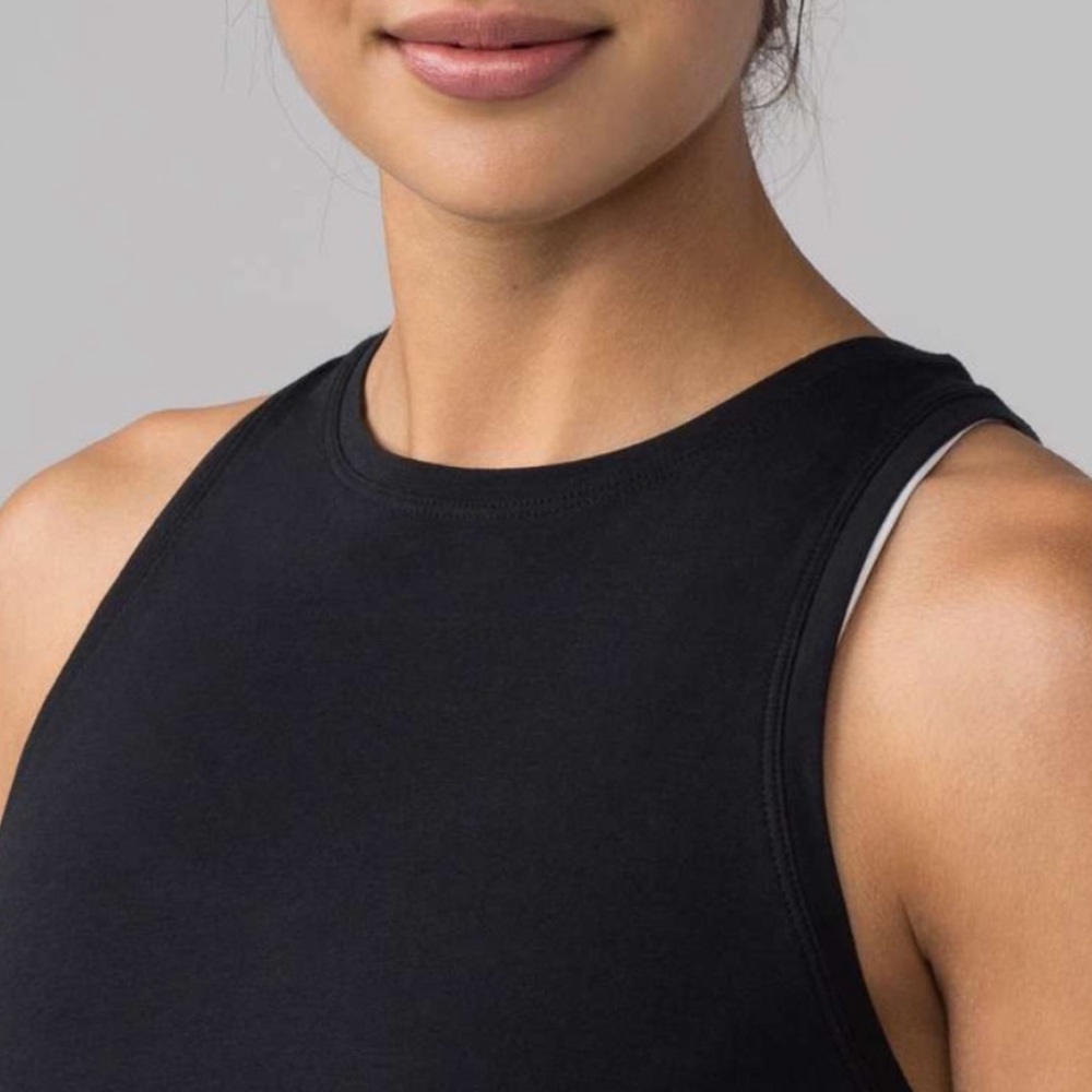 Lululemon Black Split Back Tank - image 7